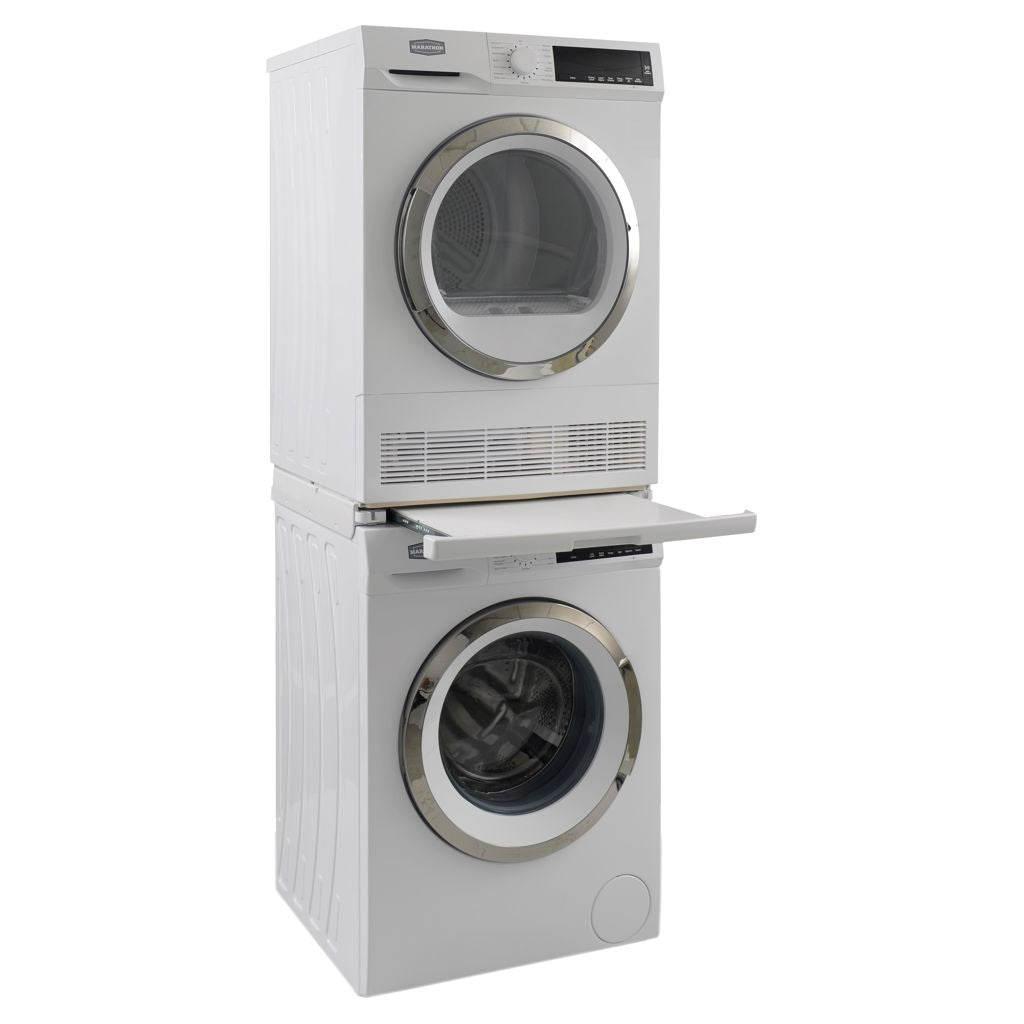 Ensemble laveuse compacte 2,2 pi³ et sécheuse électrique compacte 4,2 pi³ Marathon – Modèles MWM2214W & MVD420W