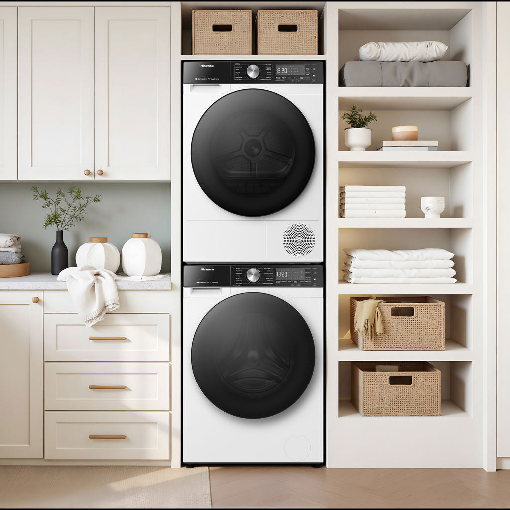 Hisense Front Load Washer and Electric Dryer Combo – WF5S1245BW &amp; DH3S104BW