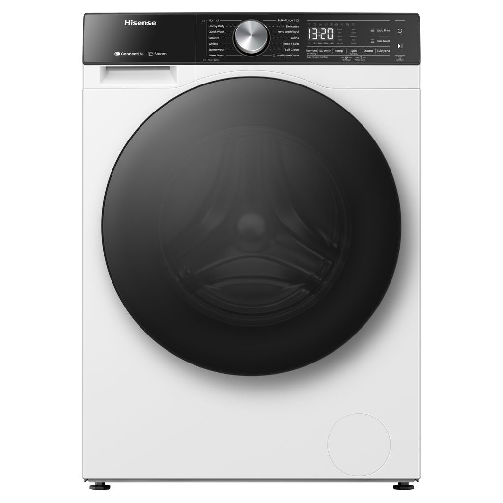 Hisense Front Load Washer and Electric Dryer Combo – WF5S1245BW &amp; DH3S104BW