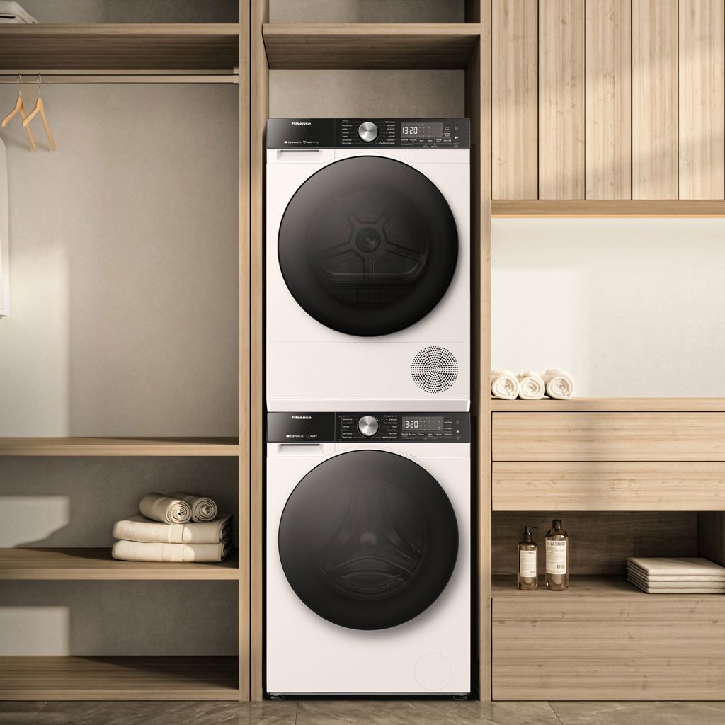 Hisense Front Load Washer and Electric Dryer Combo – WF5S1245BW &amp; DH3S104BW