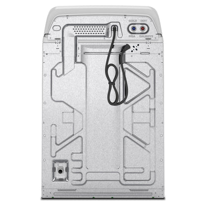 Maytag 27 po Ensemble laveuse à chargement par le haut et sécheuse électrique, capacité 5,4 pi³ et 7,0 pi³, finition blanc classique