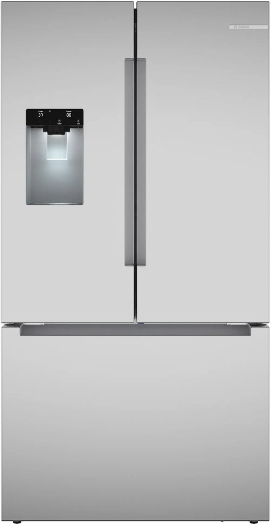 Bosch 26 pi³ Réfrigérateur à portes françaises profondeur standard – Modèle B36FD30ENS
