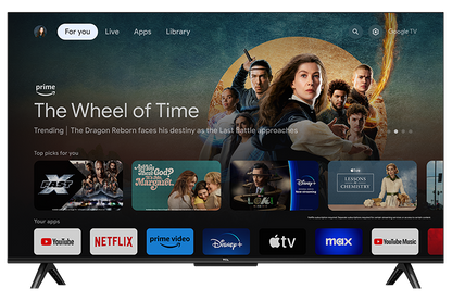 TCL 43" Q Class 4K UHD HDR QLED Smart TV with Google TV - 43Q51BG