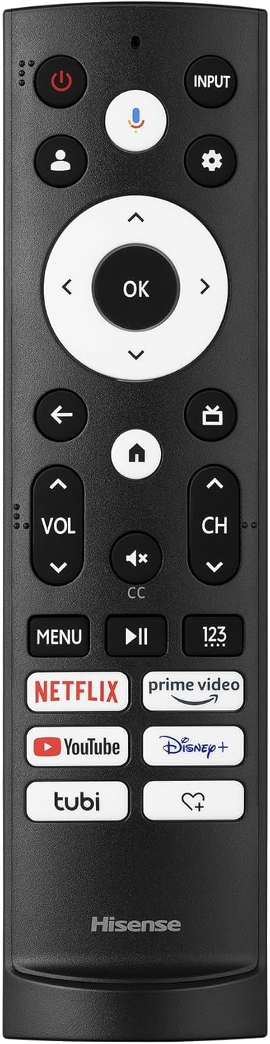 Hisense 55″ – Série QD6N – Téléviseur QLED 4K UHD HDR Google TV – Modèle 55QD6N