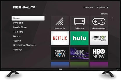 RCA 50" Classe – Téléviseur DEL 4K UHD HDR Intelligent avec Roku TV – Modèle RTRU5028-D-CA