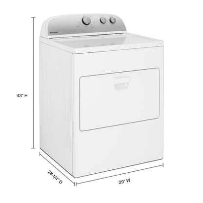Whirlpool 7,0 pi³ Sécheuse électrique à chargement frontal – Modèle WED4950HW