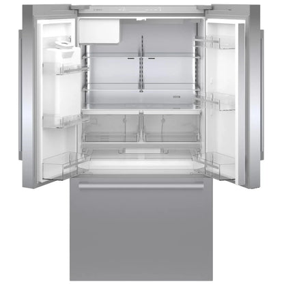 Bosch 26 pi³ Réfrigérateur French Door Fond Congélateur – Modèle B36FD50SNS