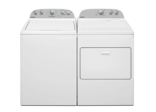Ensemble laveuse à chargement par le haut et sécheuse électrique Whirlpool – WTW4957PW & WED4950HW