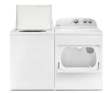 Ensemble laveuse à chargement par le haut et sécheuse électrique Whirlpool – WTW4957PW & WED4950HW