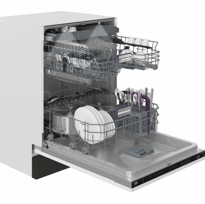 Beko 24 po Lave-vaisselle Encastrable avec Commandes Supérieures – Modèle DIT38532
