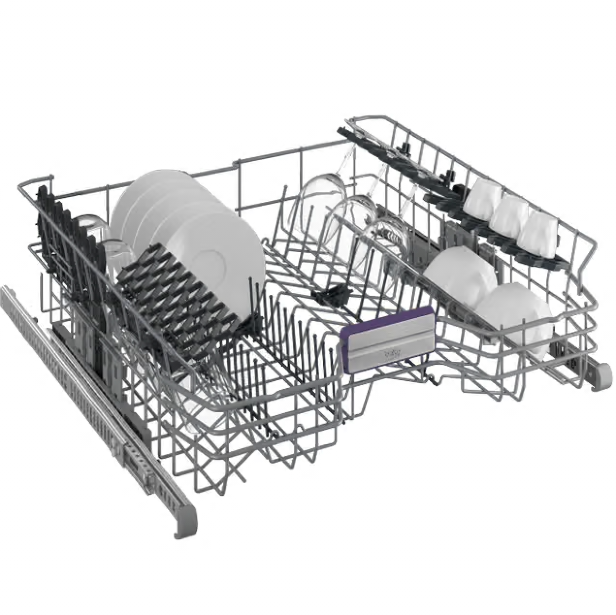 Beko 24 po Lave-vaisselle Encastrable avec Commandes Supérieures – Modèle DIT38532