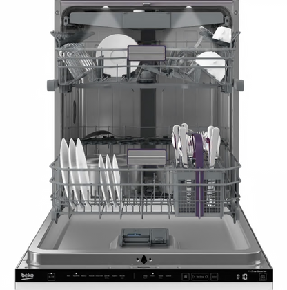 Beko 24 po Lave-vaisselle Encastrable avec Commandes Supérieures – Modèle DIT38532