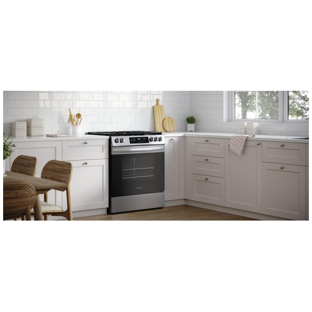 Frigidaire 30″ Cuisinière électrique autoportante 5,7 pi³ – Modèle FCFE3062AS