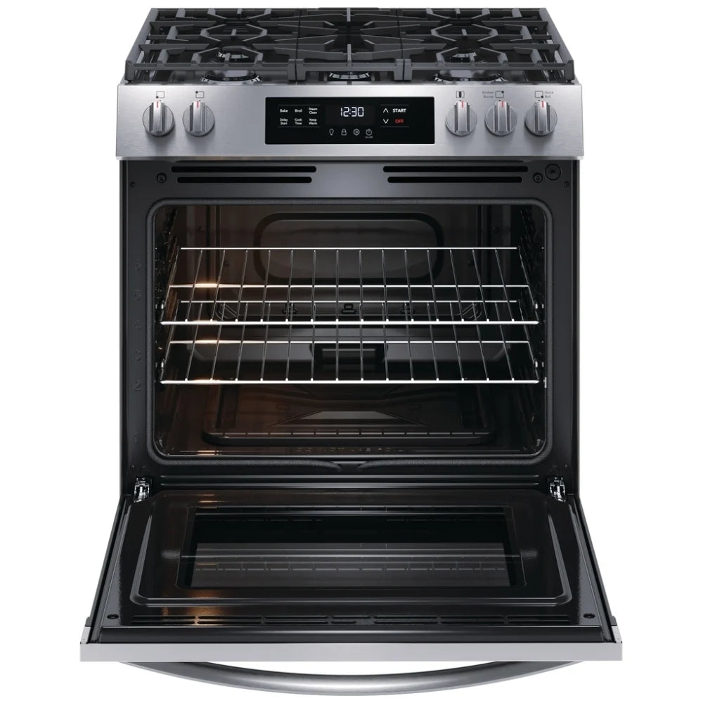 Frigidaire 30″ Cuisinière électrique autoportante 5,7 pi³ – Modèle FCFE3062AS