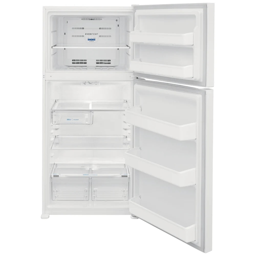 Frigidaire 18 cu. ft. Top Freezer Refrigerator – Model FFTR1835VW – New/Open Box