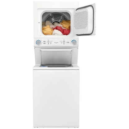Frigidaire 27 po Ensemble laveuse-sécheuse superposée – Modèle FLCE752CAW - Neuf/Boîte ouverte