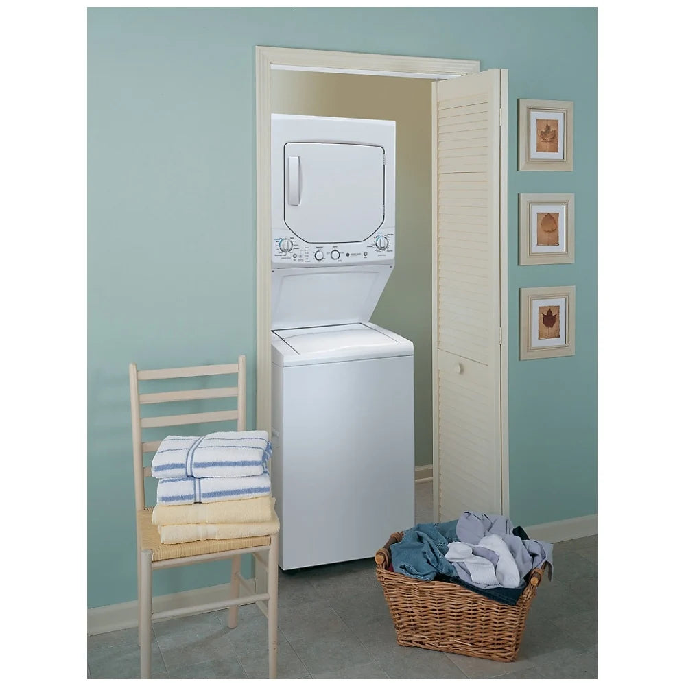 GE 27 po Ensemble laveuse-sécheuse superposée – Modèle GUV27ESMW0WW - Neuf/Boîte ouverte