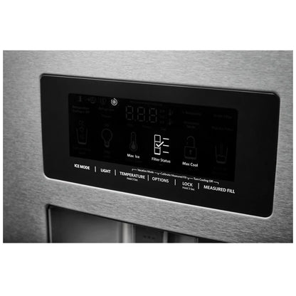 KitchenAid 26,8 pi³ Réfrigérateur à portes françaises – Modèle KRFF577KPS