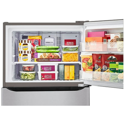 LG 20 pi³ Réfrigérateur à congélateur supérieur – Modèle LTCS20020S - Neuf/Boîte ouverte