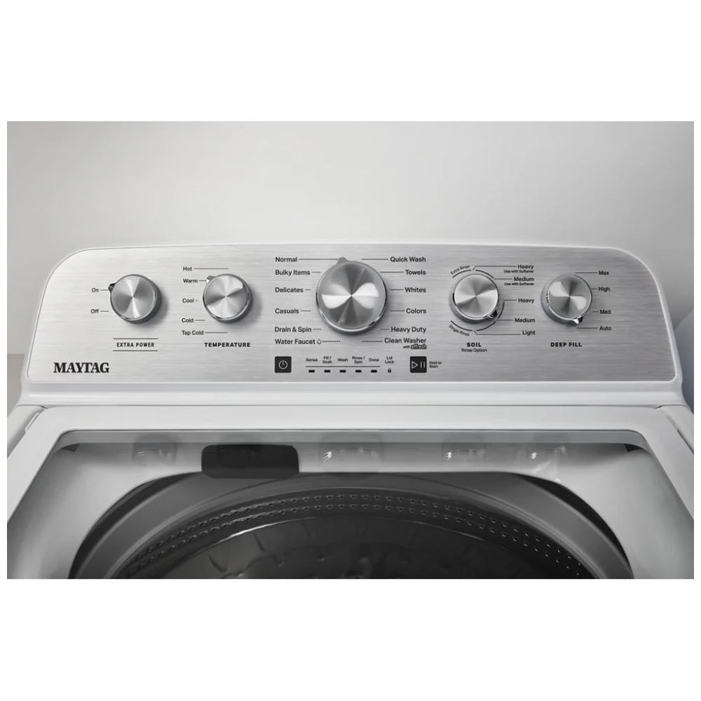 Maytag 4,8 pi³ Laveuse à chargement par le haut – Modèle MVW5430MW