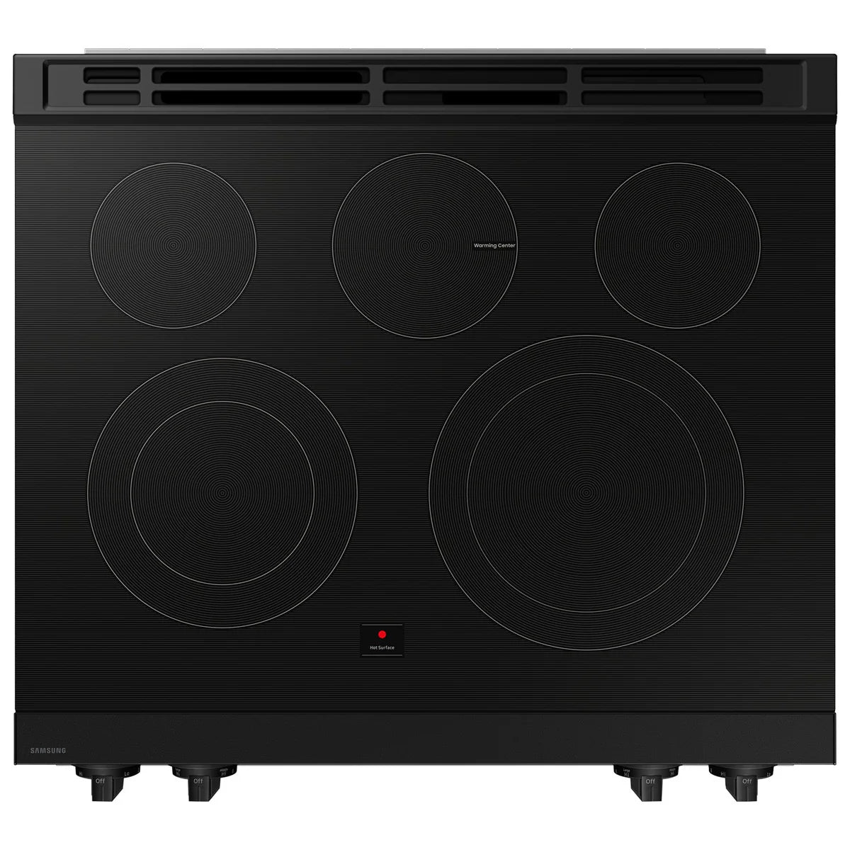 Samsung 30 po Cuisinière électrique encastrable (slide-in), capacité 6,3 pi³, finition acier inoxydable