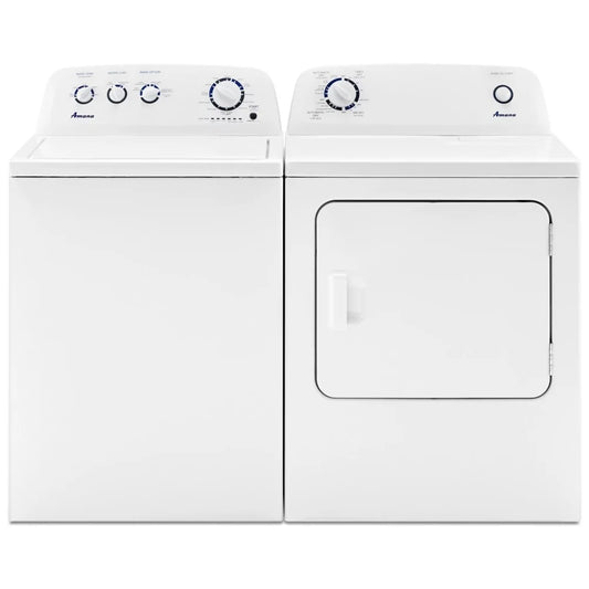 Amana Ensemble laveuse et sécheuse – Modèles NTW4519JW / YNED4655EW - Blanc - Neuf/Boîte ouverte