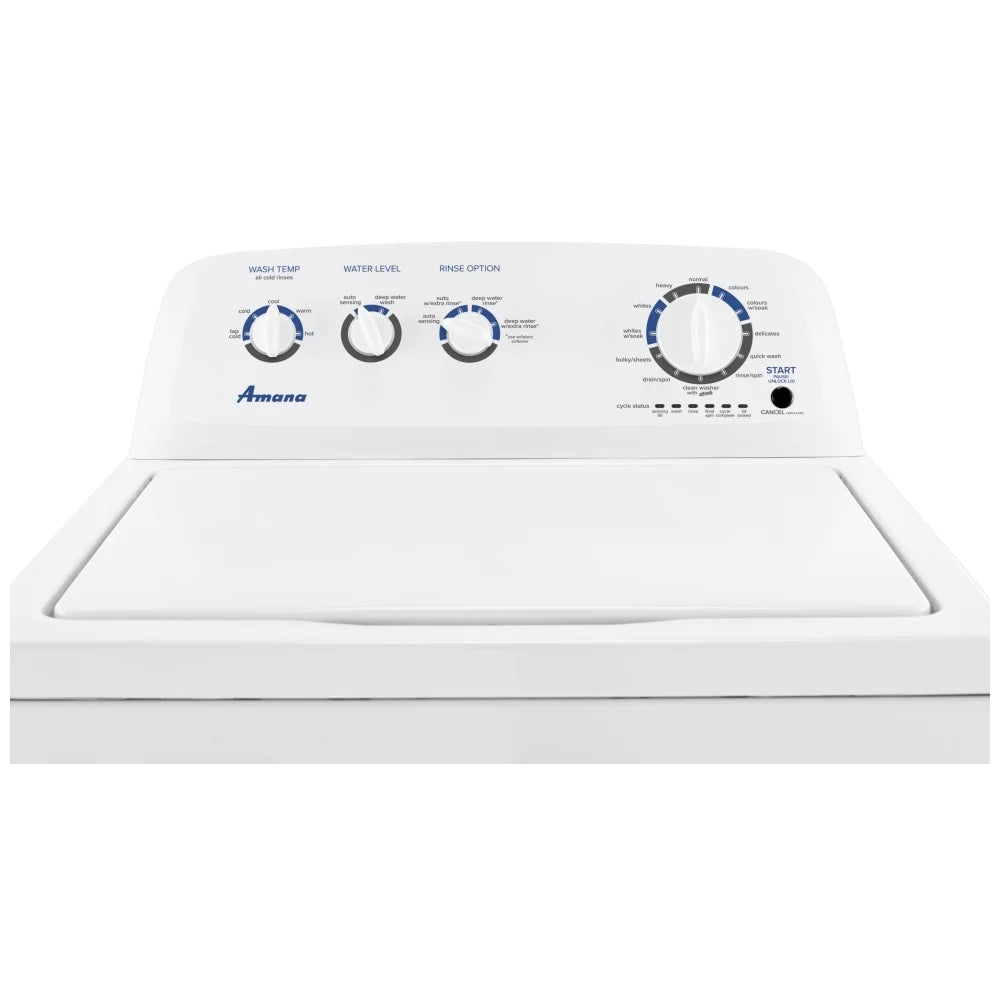 Amana Ensemble laveuse et sécheuse – Modèles NTW4519JW / YNED4655EW - Blanc - Neuf/Boîte ouverte