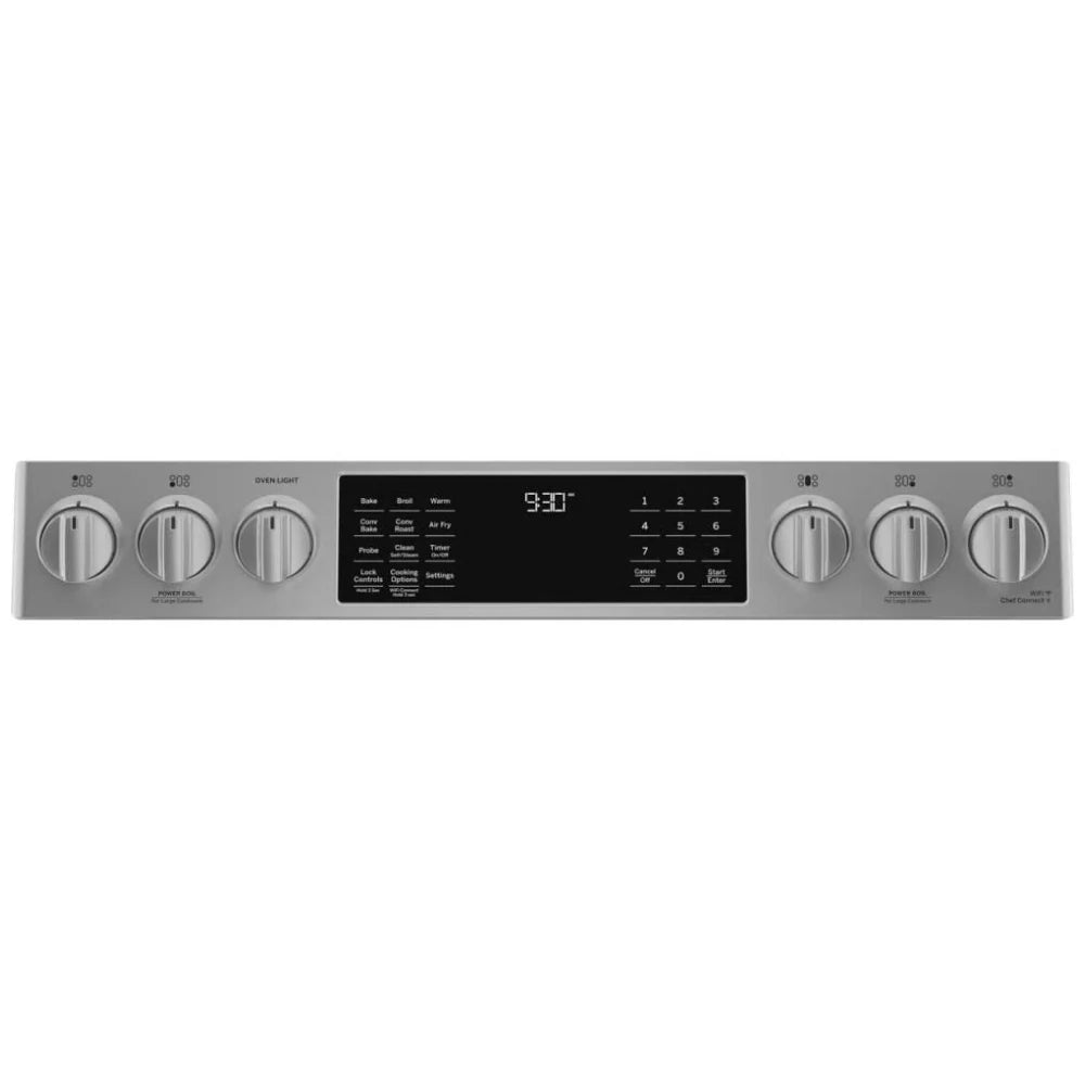 GE Profile 30-inch Slide-In Gas Range with Convection – Model PCGS930YPFS