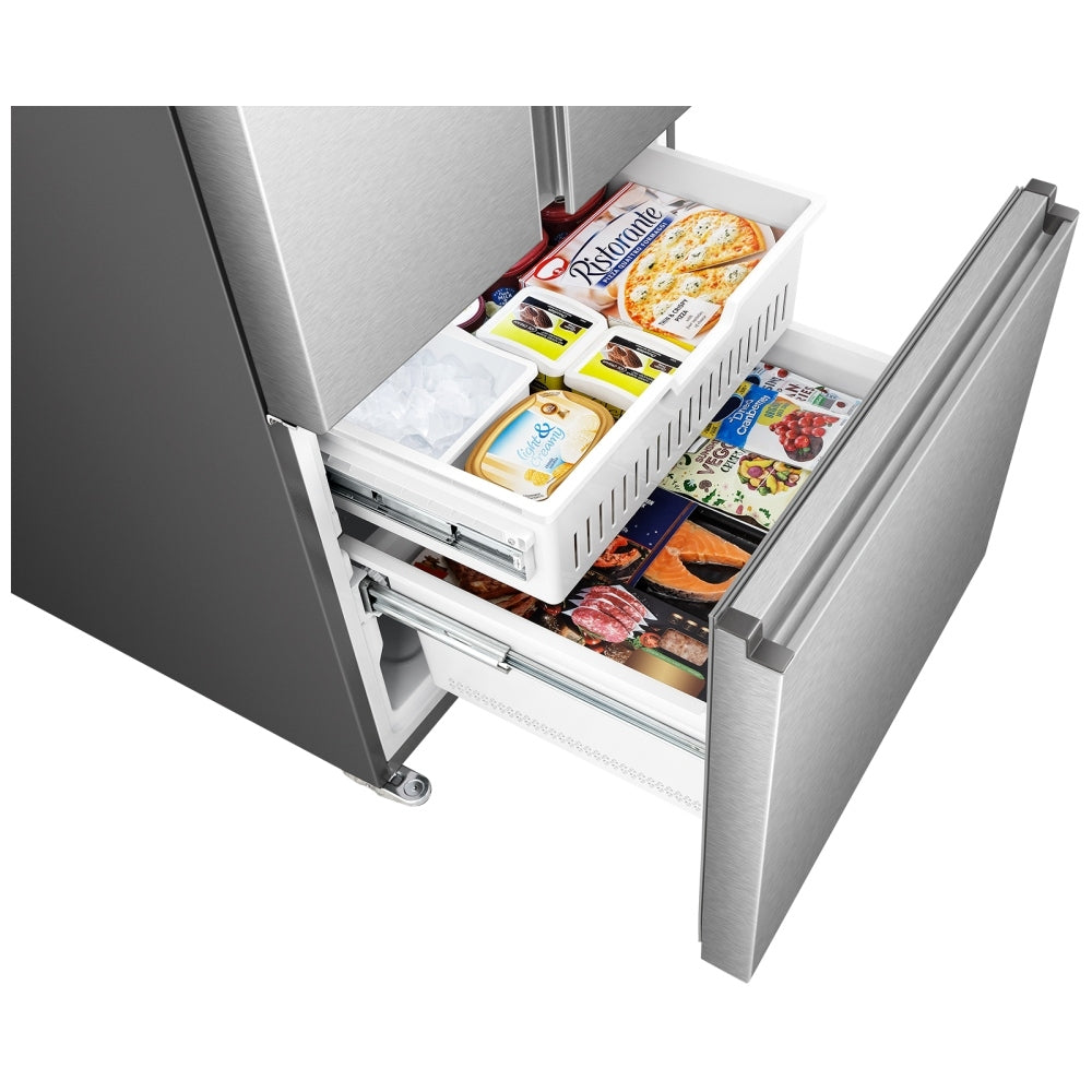 Hisense 32″ PureFlat French Door Refrigerator 22.1 cu. ft. – Model RF22B3FSE