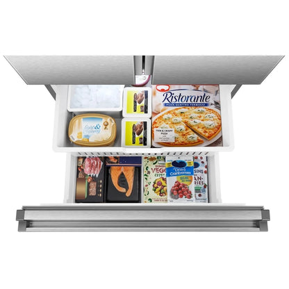 Hisense 32″ PureFlat French Door Refrigerator 22.1 cu. ft. – Model RF22B3FSE