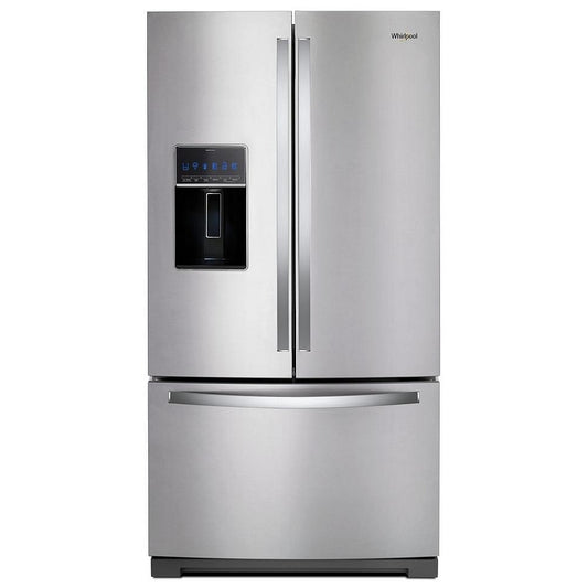 Whirlpool 26,8 pi³ Réfrigérateur à portes françaises – Modèle WRF767SDHZ
