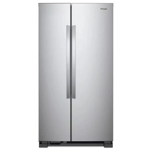 Whirlpool 21,4 pi³ Réfrigérateur Côte-à-Côte Inox – Modèle WRS312SNHM