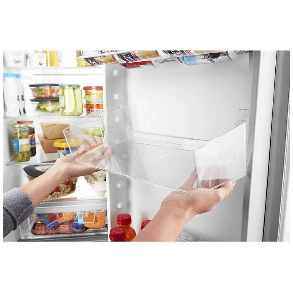 Whirlpool 21,4 pi³ Réfrigérateur Côte-à-Côte Inox – Modèle WRS312SNHM