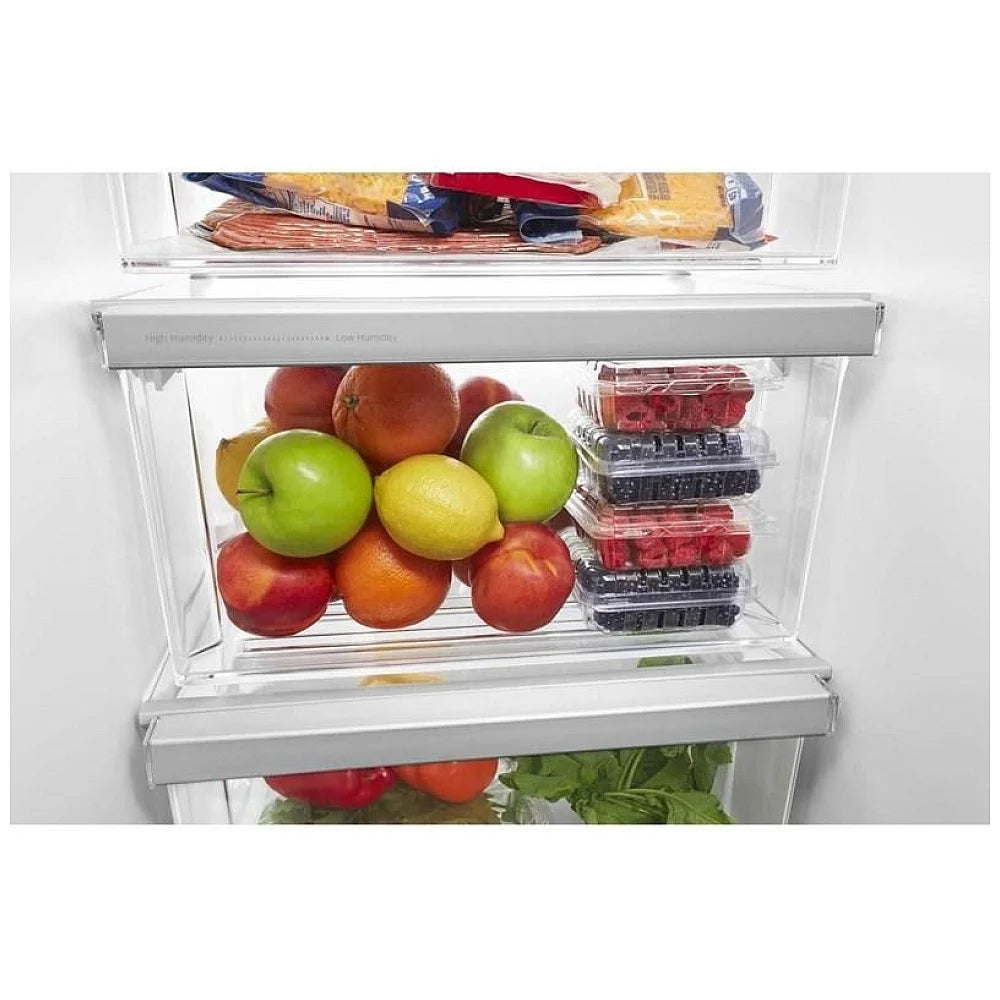 Whirlpool 21,4 pi³ Réfrigérateur Côte-à-Côte Inox – Modèle WRS312SNHM