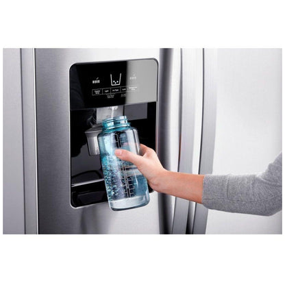 Whirlpool 25,4 pi³ Réfrigérateur côte à côte – Modèle WRS335SDHM