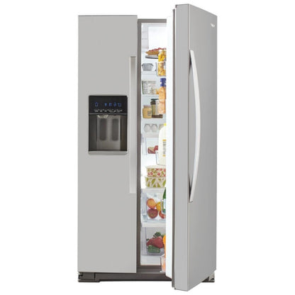 Whirlpool 20,6 pi³ Réfrigérateur côte à côte profondeur comptoir – Modèle WRS571CIHZ