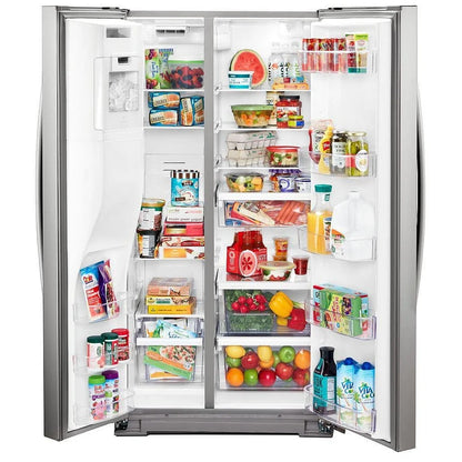 Whirlpool 20,6 pi³ Réfrigérateur côte à côte profondeur comptoir – Modèle WRS571CIHZ