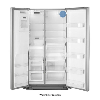 Whirlpool 28,5 pi³ Réfrigérateur côte à côte profondeur standard – Modèle WRS588FIHZ