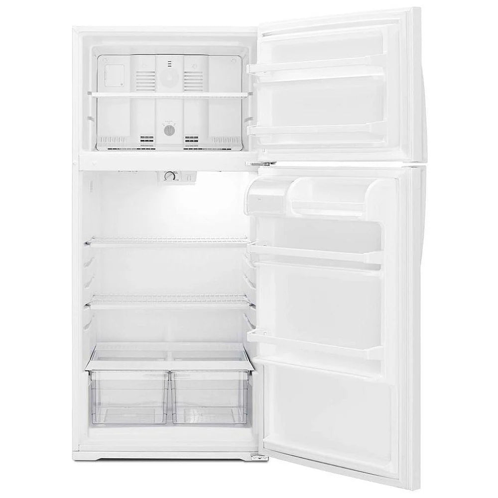 Whirlpool 14 cu. ft. Top Freezer Refrigerator – Model WRT134TFDW – New/Open Box