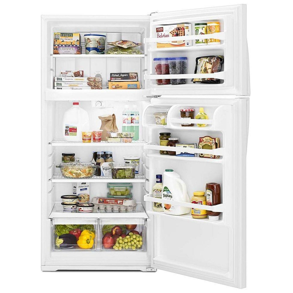 Whirlpool 14 cu. ft. Top Freezer Refrigerator – Model WRT134TFDW – New/Open Box