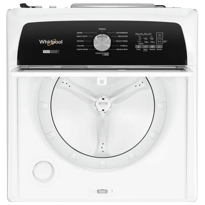 Whirlpool 4,7 pi³ Laveuse à chargement par le haut avec agitateur – Modèle WTW5057LW