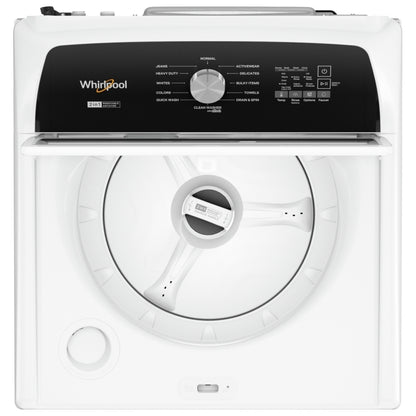 Whirlpool 4,7 pi³ Laveuse à chargement par le haut avec agitateur – Modèle WTW5057LW