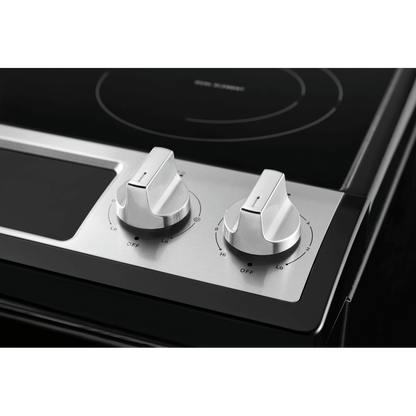 Whirlpool 24 po Cuisinière électrique à convection véritable, capacité 2,96 pi³, finition acier inoxydable