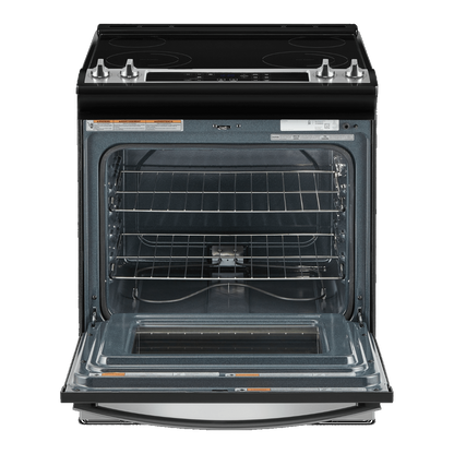 Whirlpool 24 po Cuisinière électrique à convection véritable, capacité 2,96 pi³, finition acier inoxydable