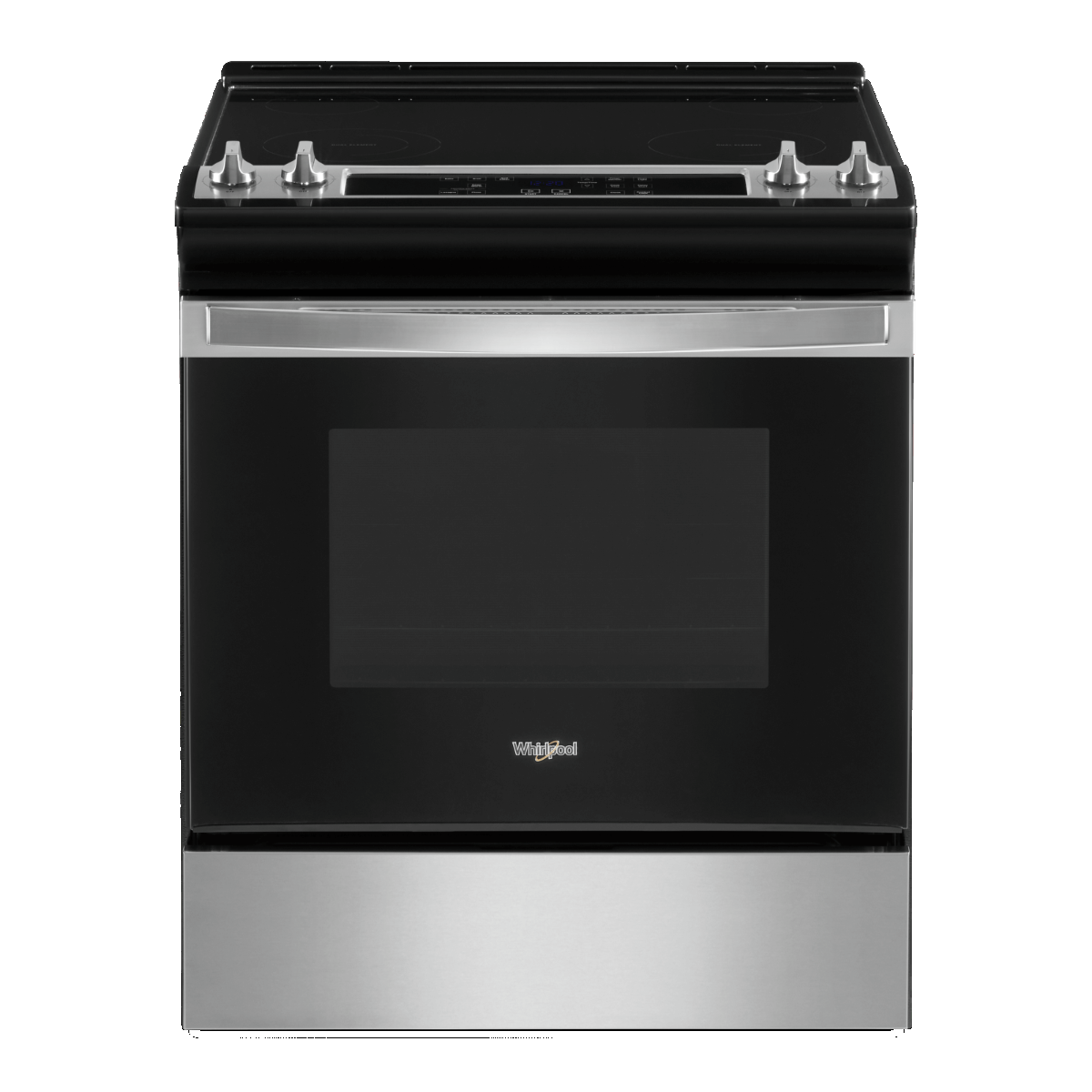 Whirlpool 24 po Cuisinière électrique à convection véritable, capacité 2,96 pi³, finition acier inoxydable