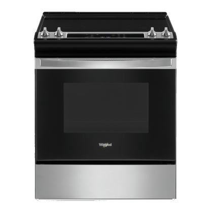 Whirlpool 24 po Cuisinière électrique à convection véritable, capacité 2,96 pi³, finition acier inoxydable