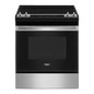 Whirlpool 24 po Cuisinière électrique à convection véritable, capacité 2,96 pi³, finition acier inoxydable