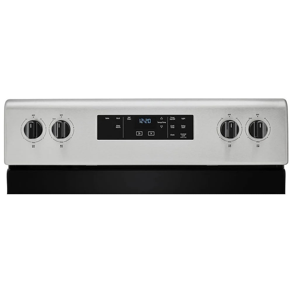 Whirlpool 4,8 pi³ Cuisinière électrique 30 po – Modèle YWFC315S0JS - Acier inoxydable - Neuf/Boîte ouverte