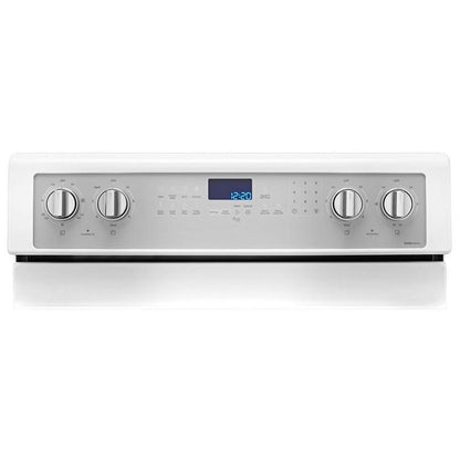 Whirlpool 30 po Cuisinière électrique à convection véritable, capacité 6,4 pi³, finition blanc classique
