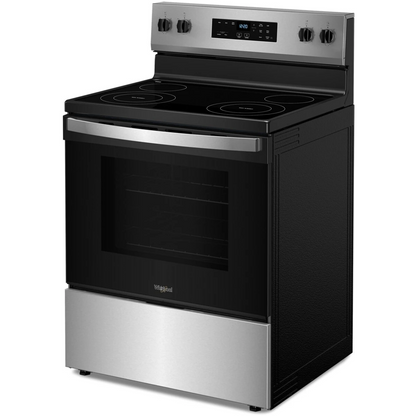 Whirlpool 30″ Cuisinière électrique autoportante 5,3 pi³ – Modèle WFES3030RS